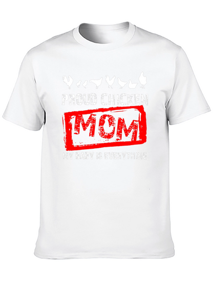 Camiseta Negra Proud Chicken Mom