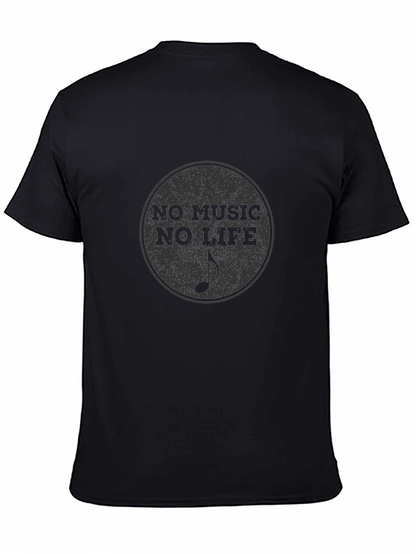 Camiseta Negra No Music No Life