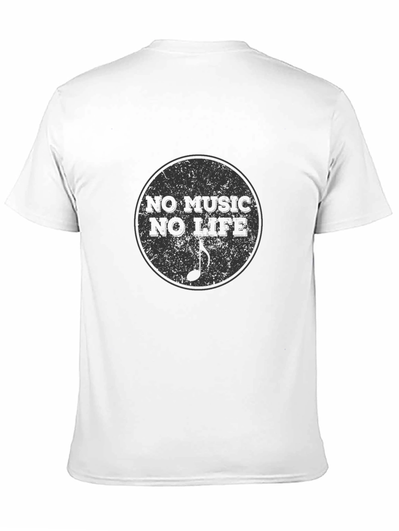Camiseta Negra No Music No Life