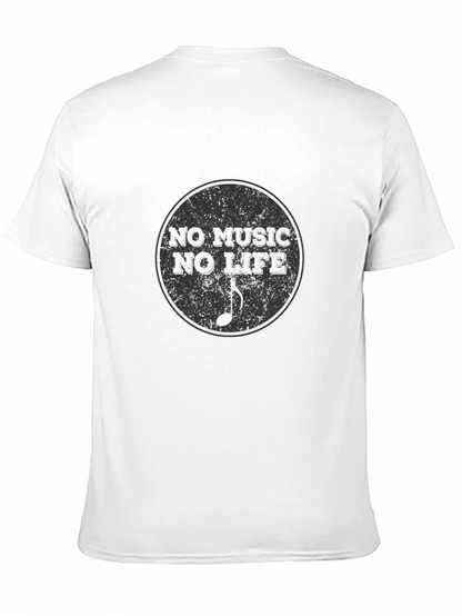 Camiseta Negra No Music No Life