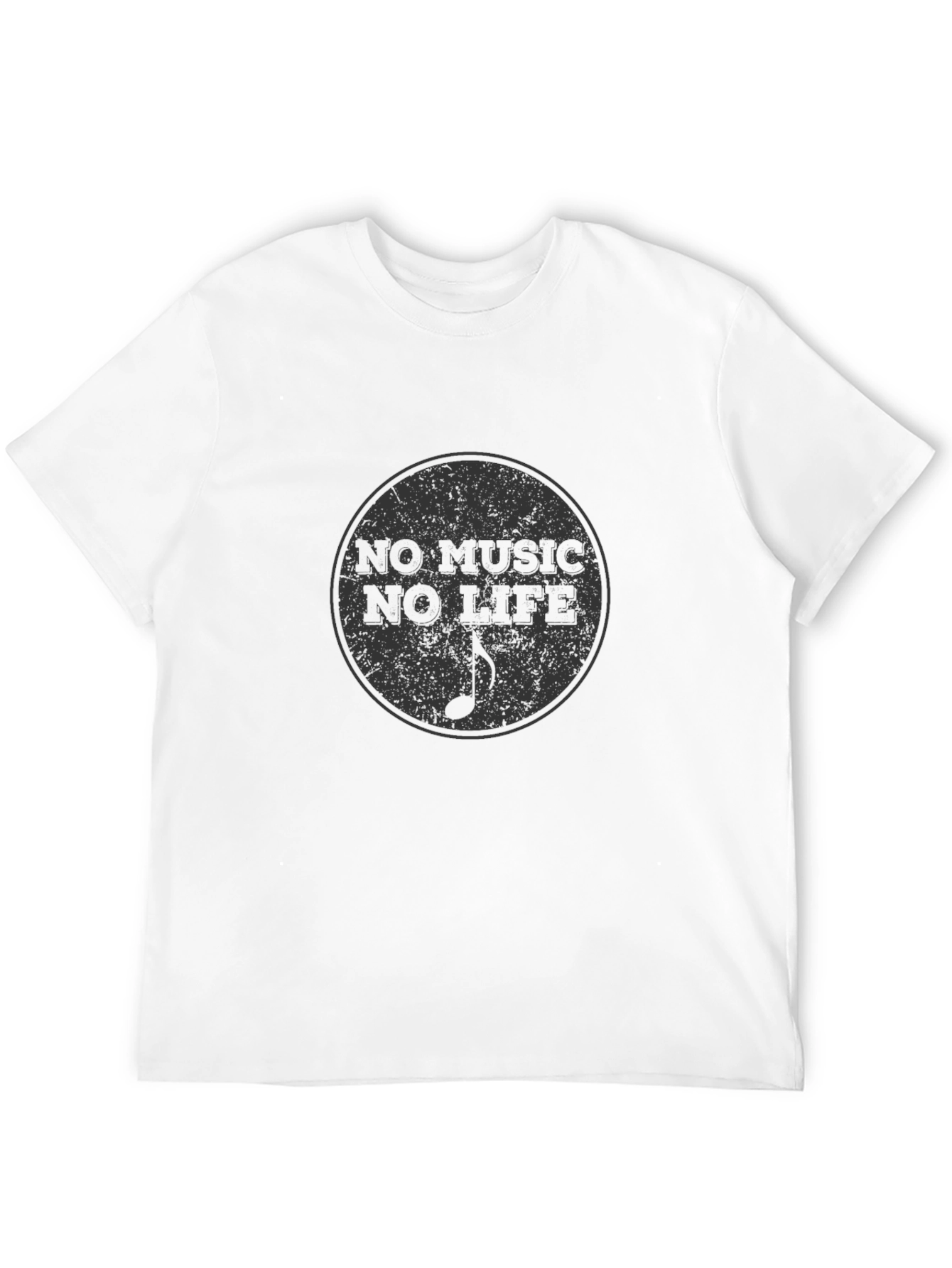 Camiseta Negra No Music No Life