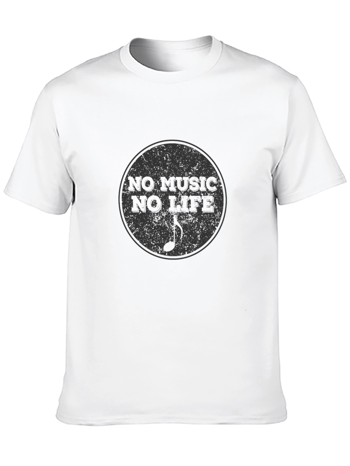 Camiseta Negra No Music No Life