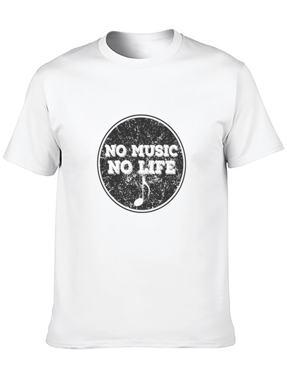 Camiseta Negra No Music No Life