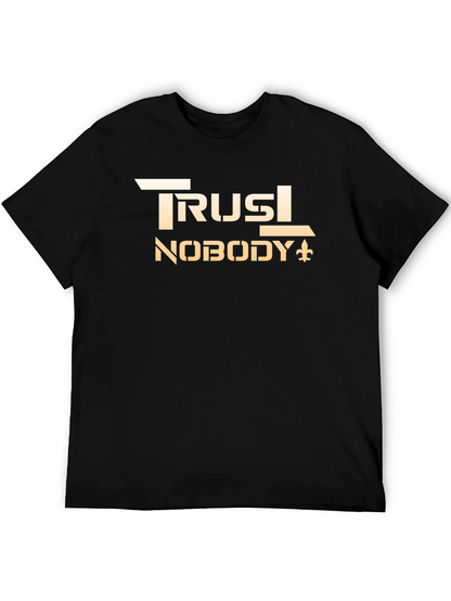 Camiseta Negra Trust Nobody