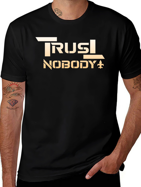 Camiseta Negra Trust Nobody