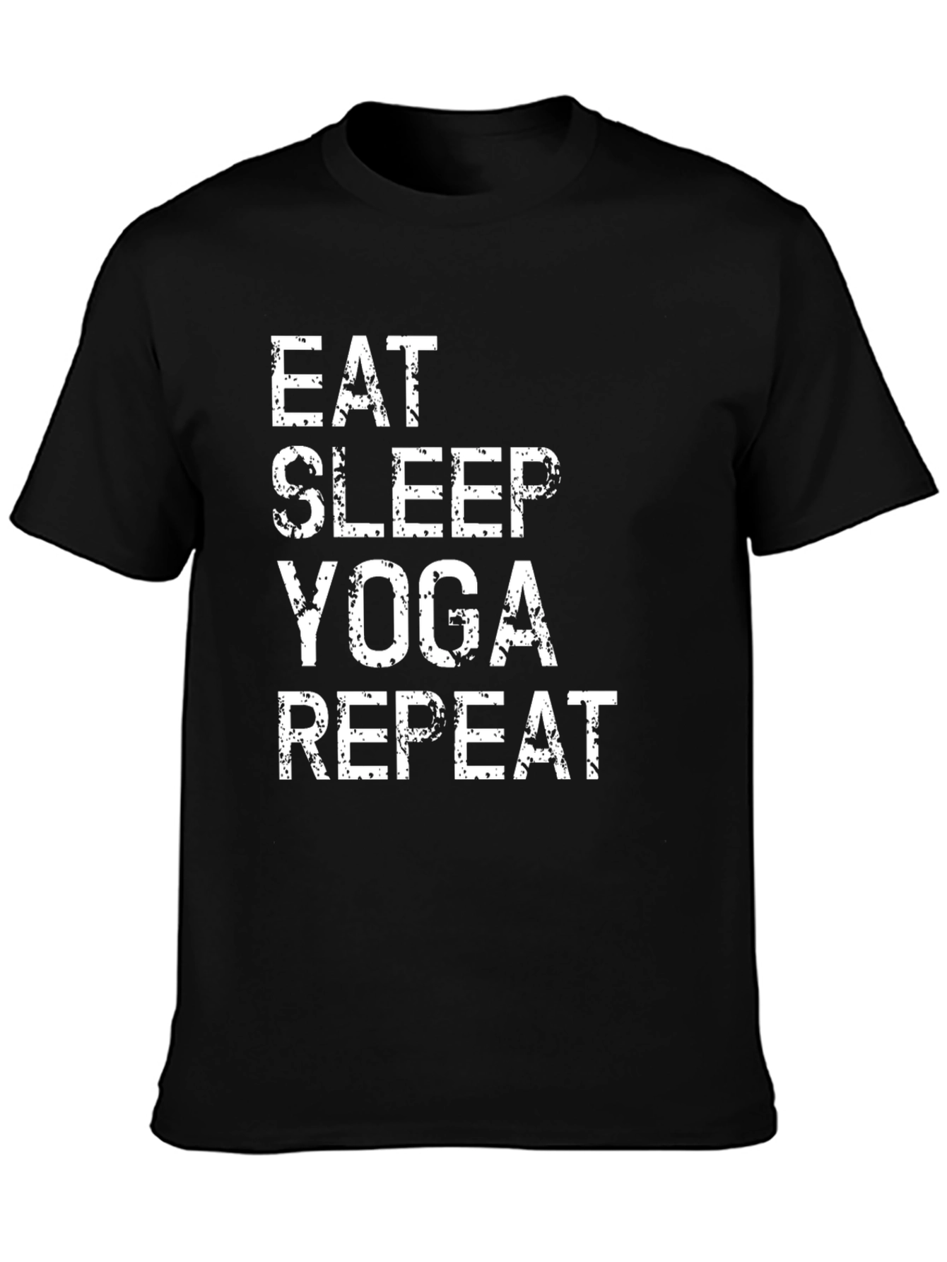 Camiseta Yoga: Come Duerme Yoga Repite - Algodón