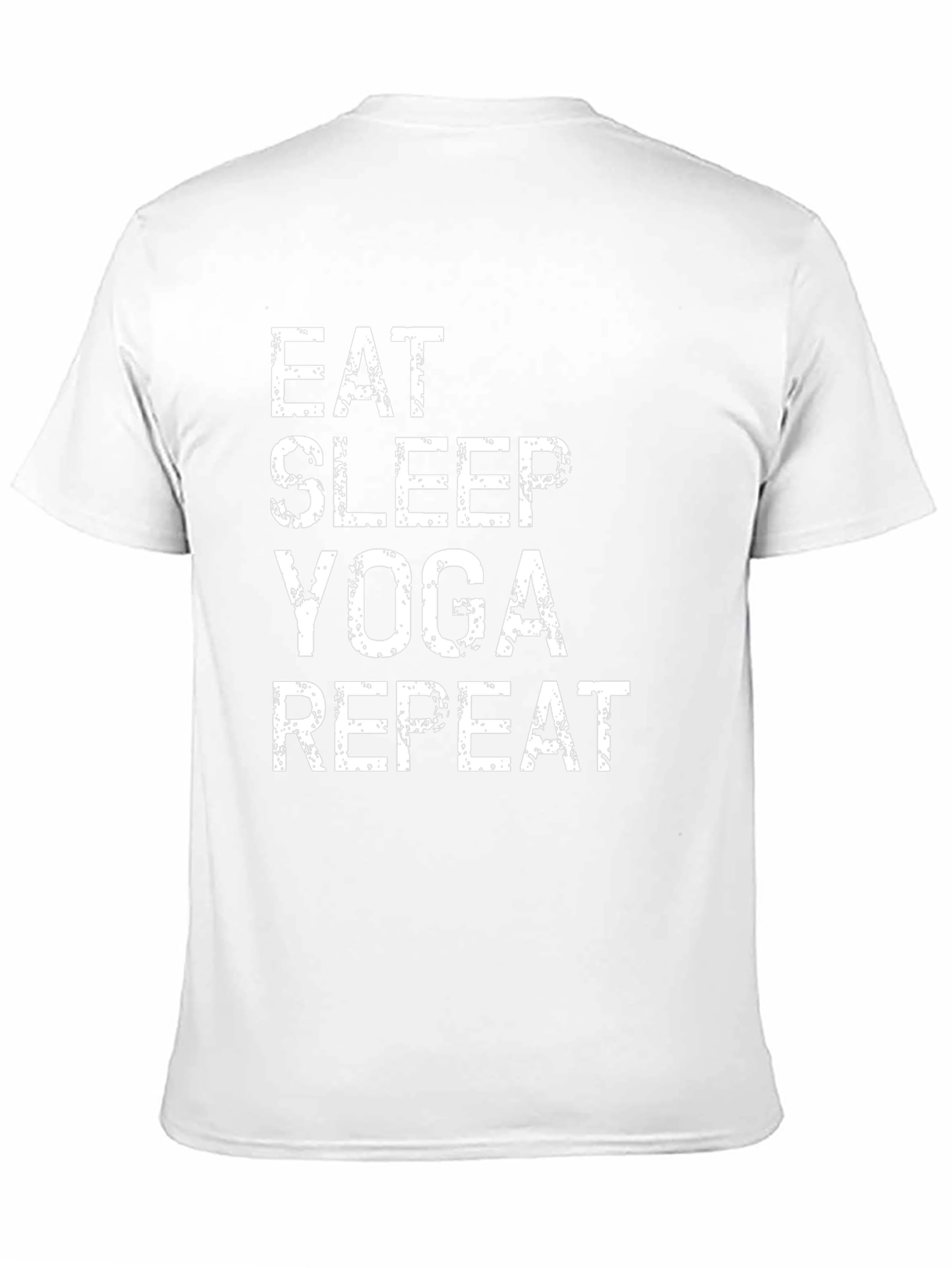Camiseta Yoga: Come Duerme Yoga Repite - Algodón