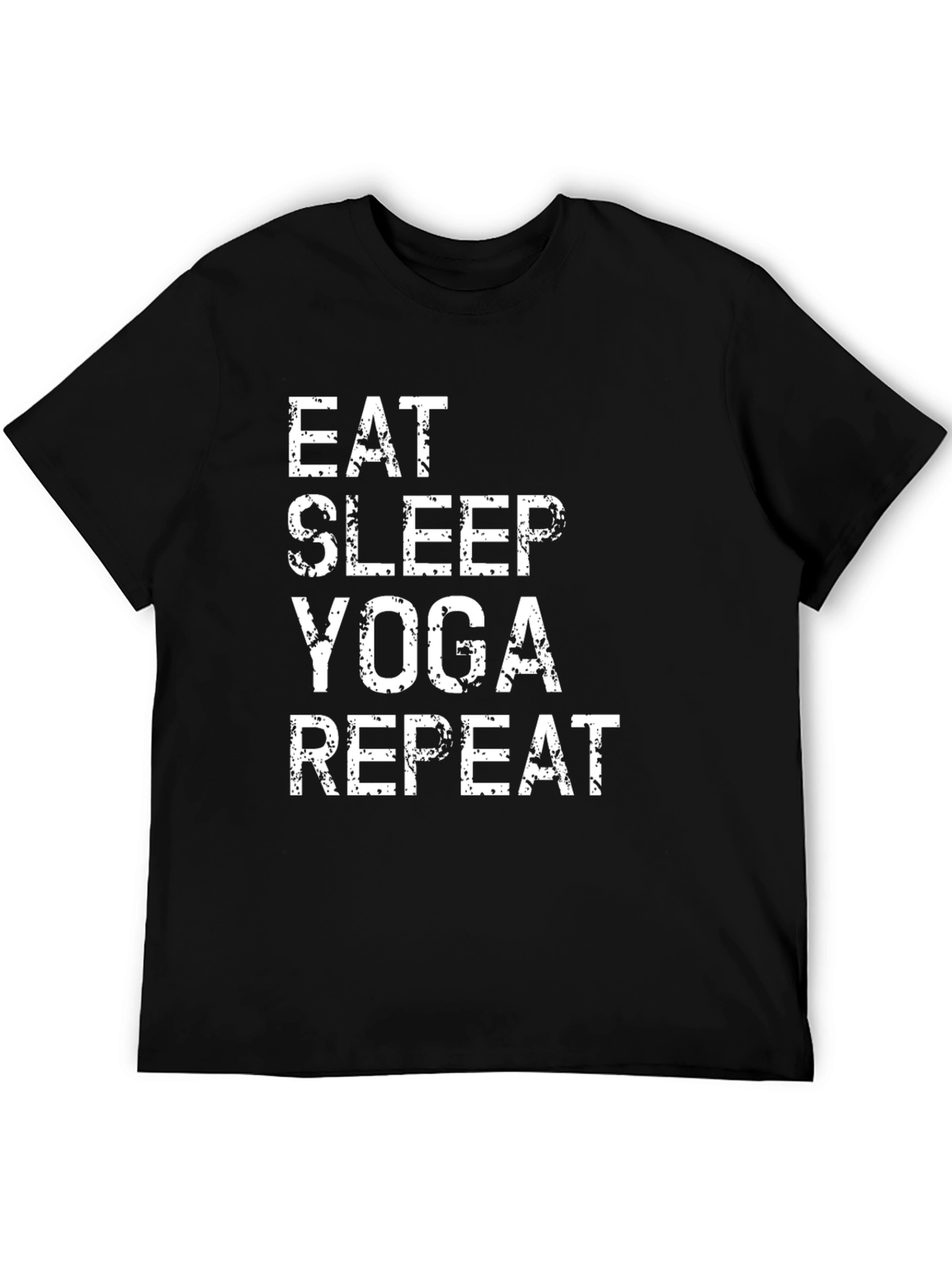 Camiseta Yoga: Come Duerme Yoga Repite - Algodón