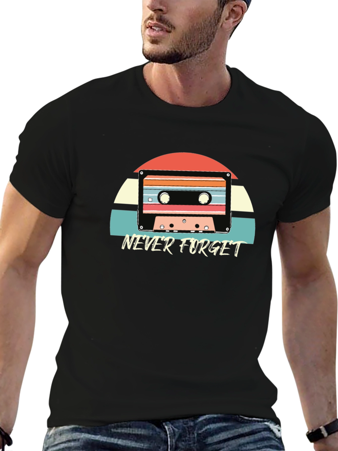 Camiseta Never Forget Retro