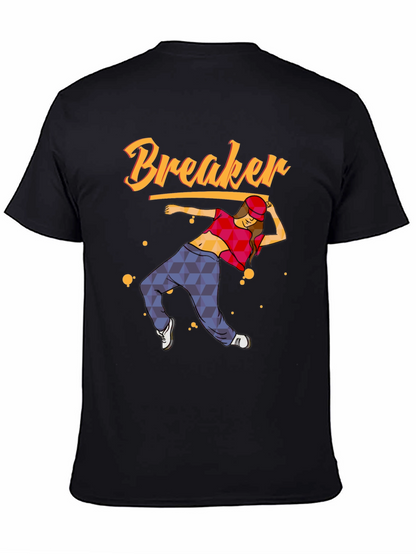 Camiseta Negra con Diseño de Bailarina Breaker