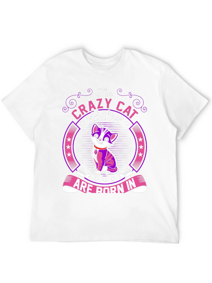 Camiseta Negra Crazy Cat Ladies