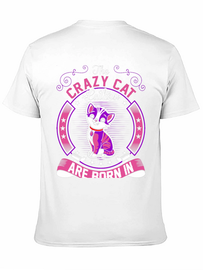 Camiseta Negra Crazy Cat Ladies