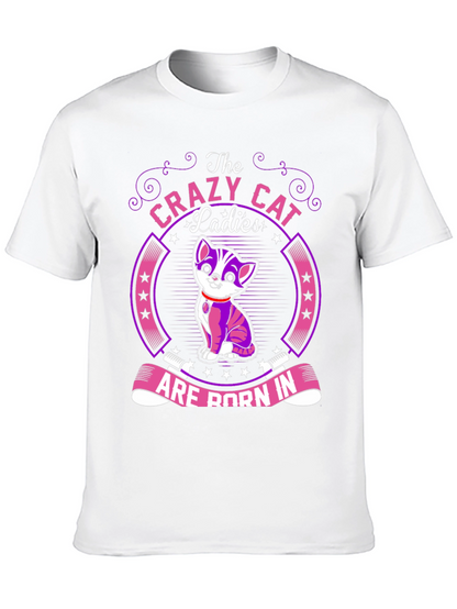 Camiseta Negra Crazy Cat Ladies
