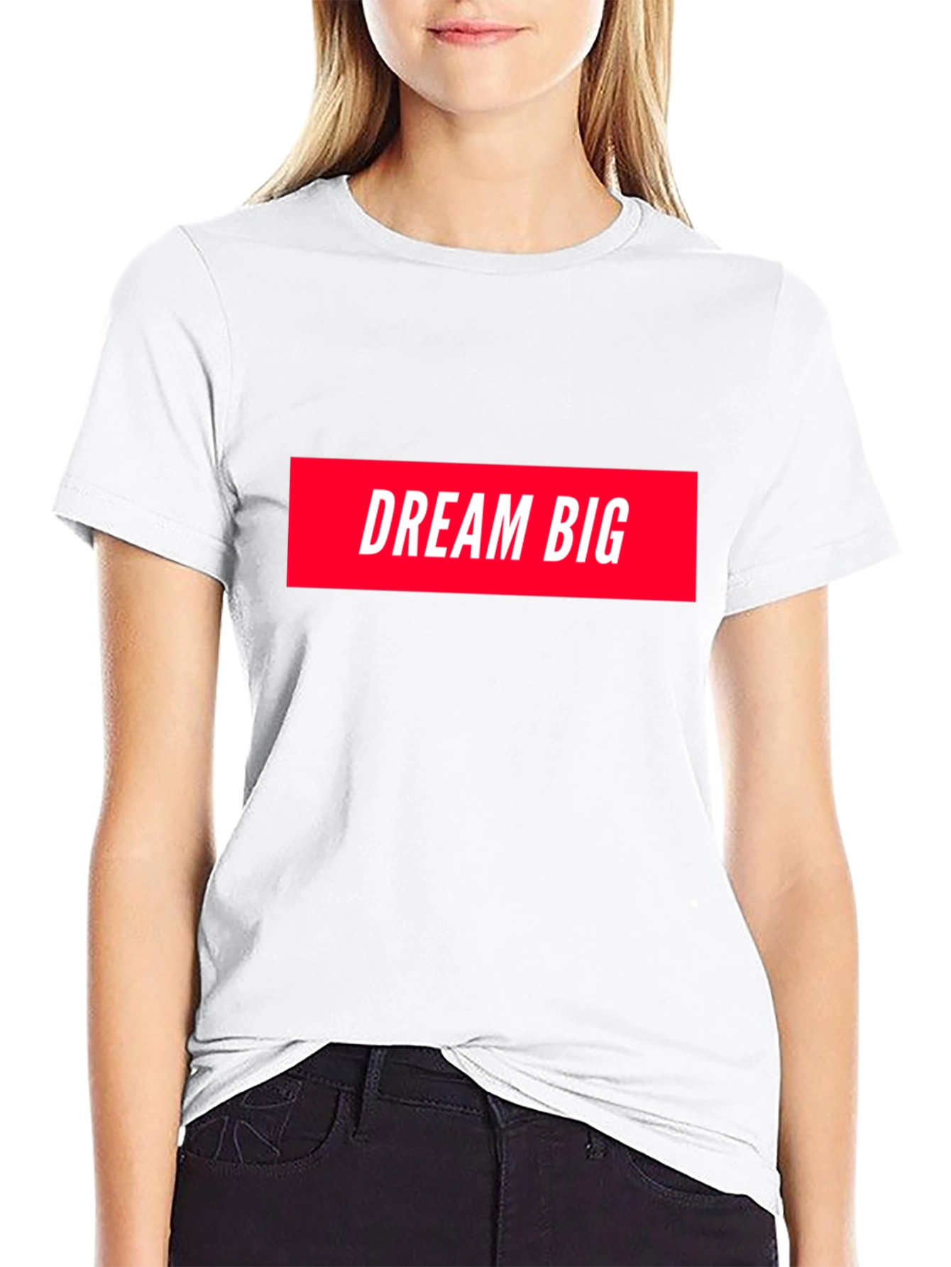 Camiseta Negra Dream Big Unisex