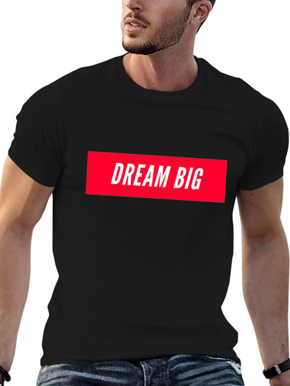 Camiseta Negra Dream Big Unisex
