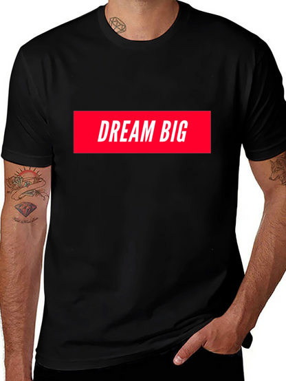 Camiseta Negra Dream Big Unisex