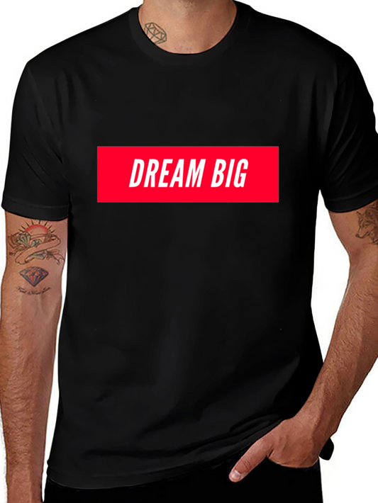Camiseta Negra Dream Big Unisex