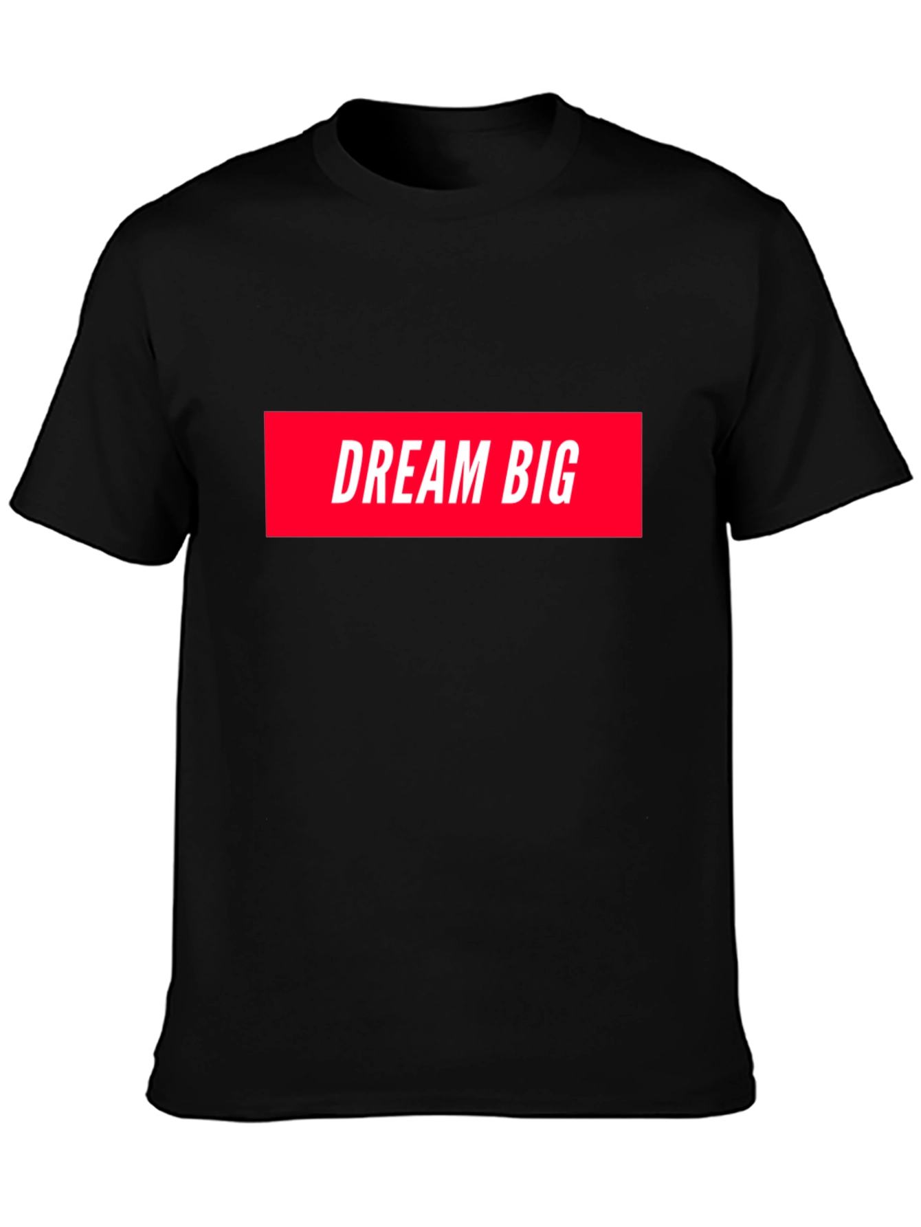 Camiseta Negra Dream Big Unisex