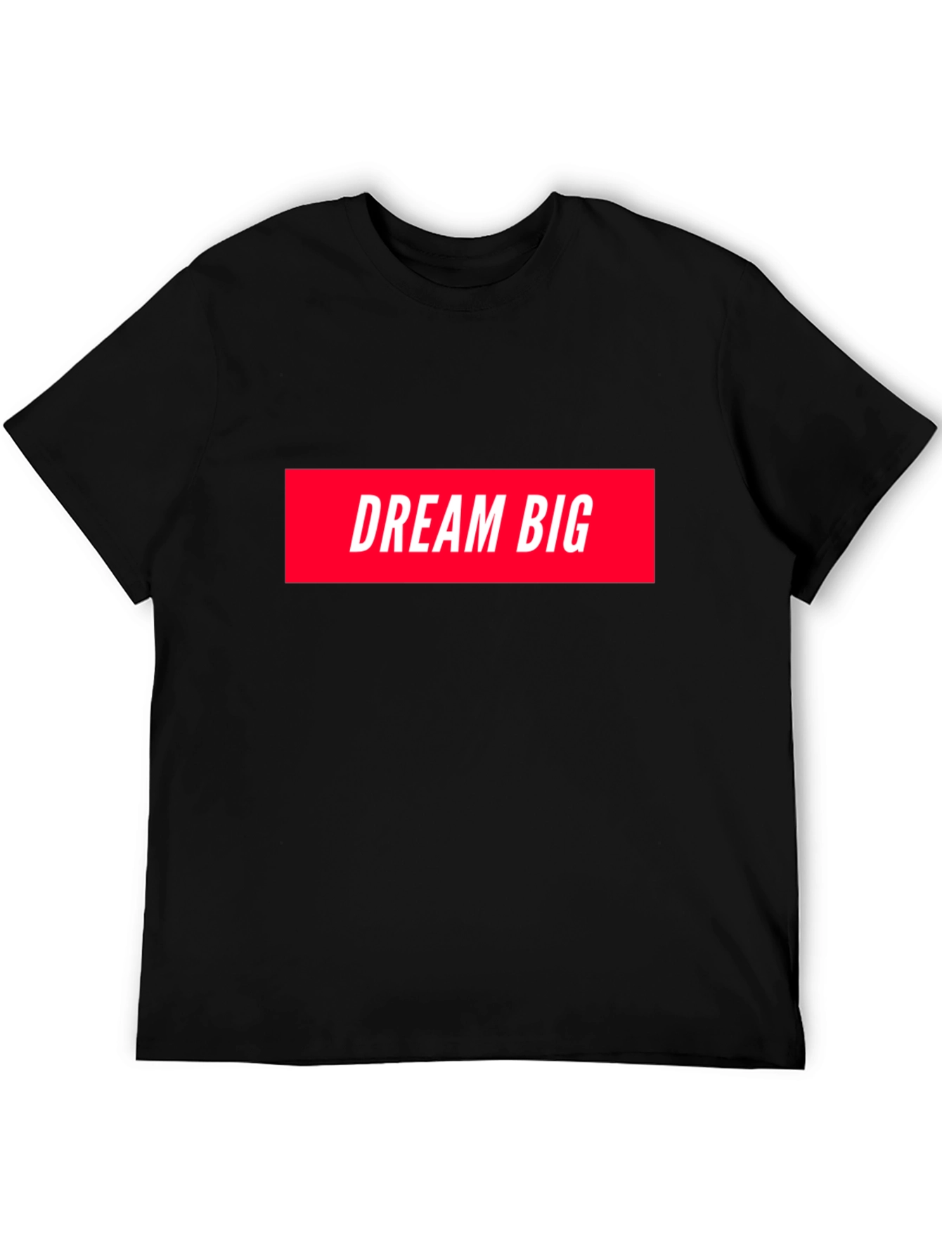 Camiseta Negra Dream Big Unisex
