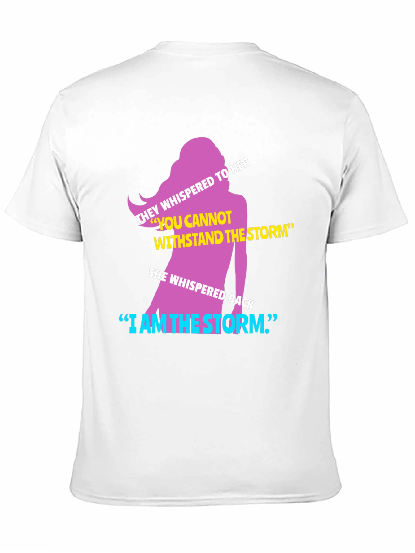 Camiseta con Diseño Inspirador Soy la Tormenta