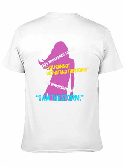 Camiseta con Diseño Inspirador Soy la Tormenta