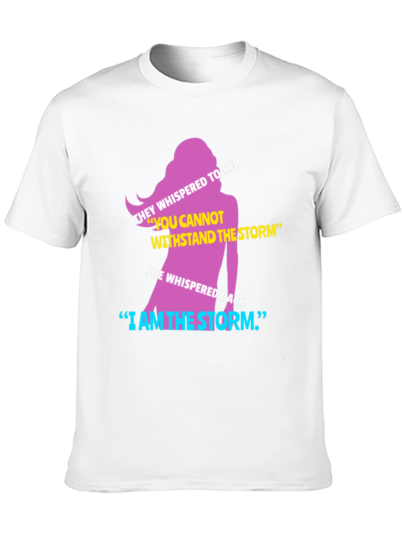 Camiseta con Diseño Inspirador Soy la Tormenta