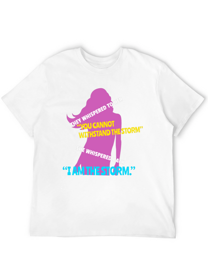 Camiseta con Diseño Inspirador Soy la Tormenta