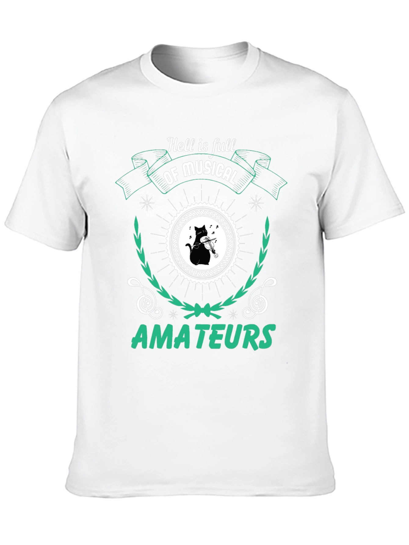 Camiseta Negra Hell is Full of Musical Amateurs