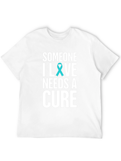 Camiseta Negra Someone I Love Needs a Cure