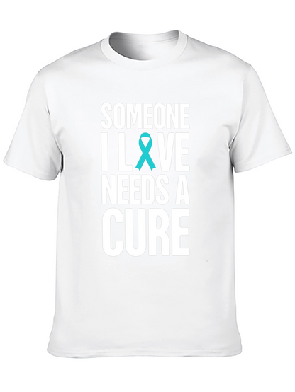 Camiseta Negra Someone I Love Needs a Cure
