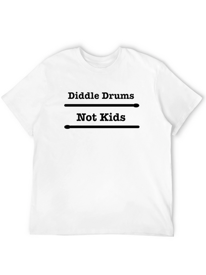 Camiseta Negra: Diddle Drums Not Kids - Música