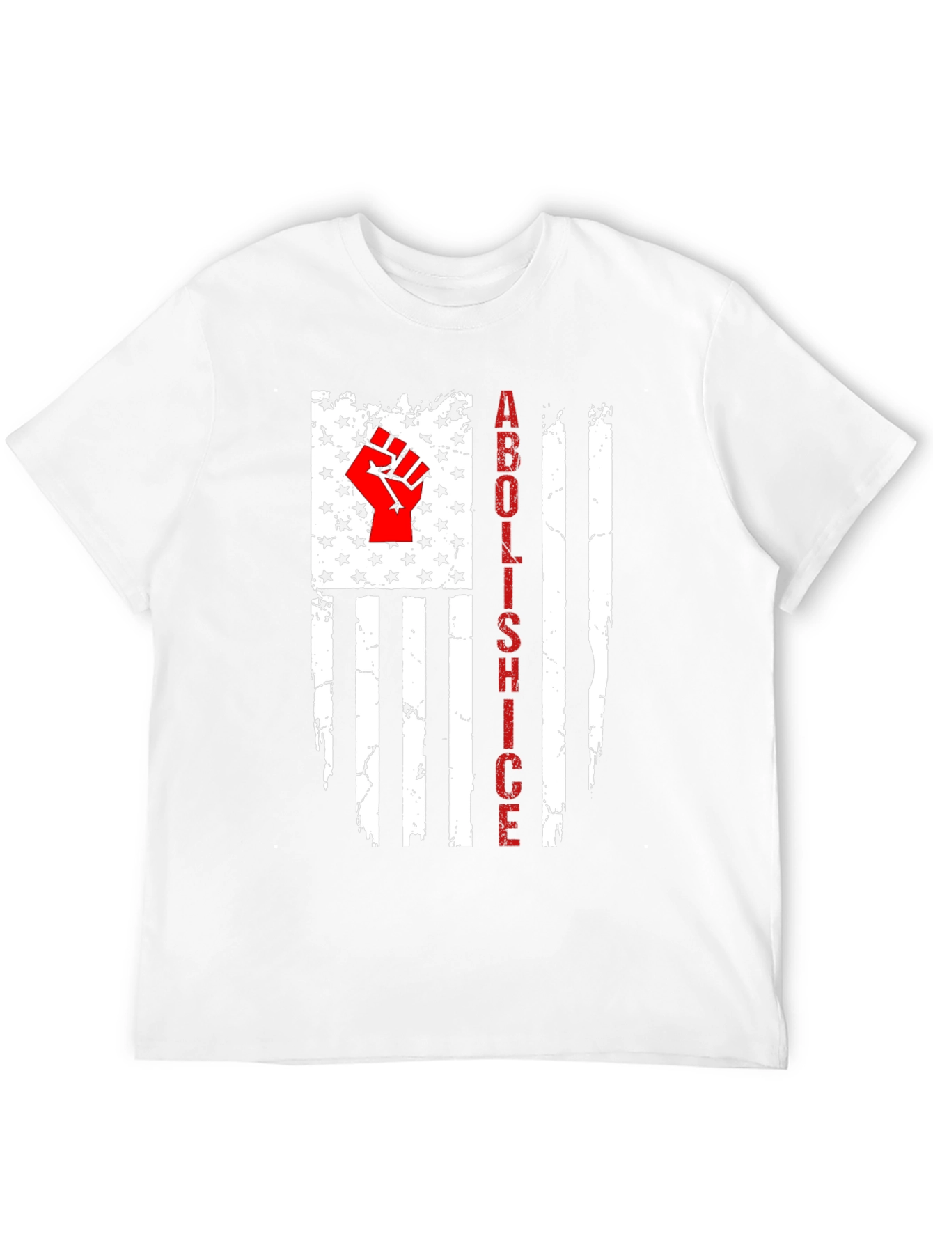 Camiseta Abolish ICE Bandera EE. UU. Impactante