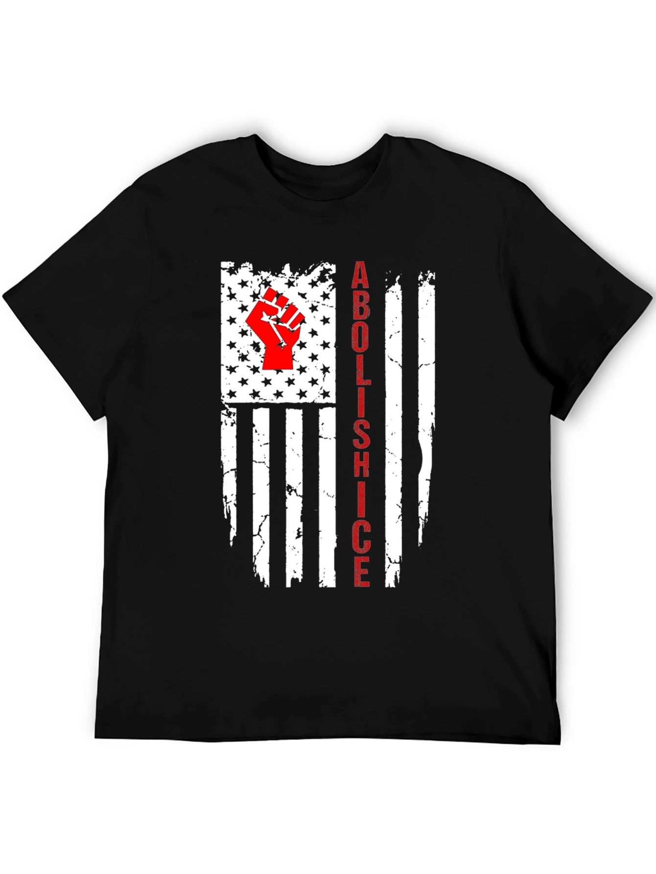 Camiseta Abolish ICE Bandera EE. UU. Impactante