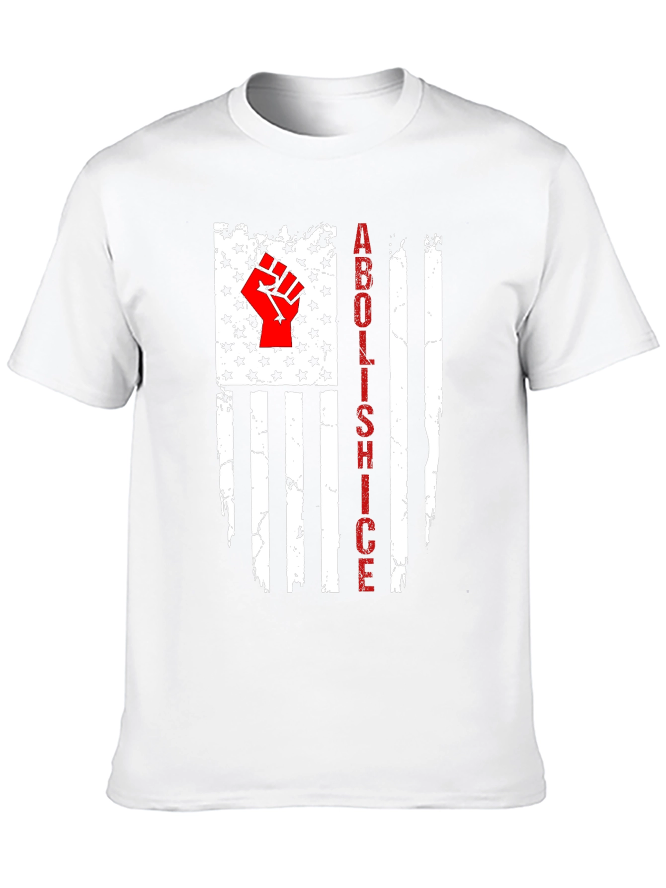 Camiseta Abolish ICE Bandera EE. UU. Impactante