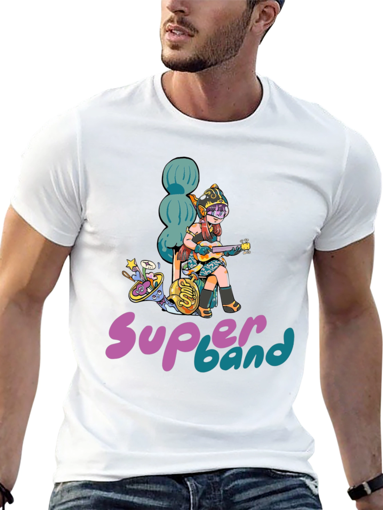 Camiseta Negra Superband