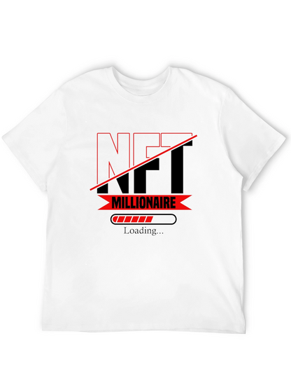Camiseta Hombre NFT Millionaire - Estilo Casual