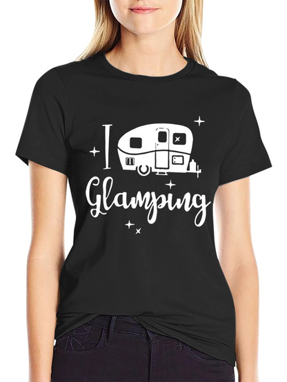 Camiseta Negra I Love Glamping
