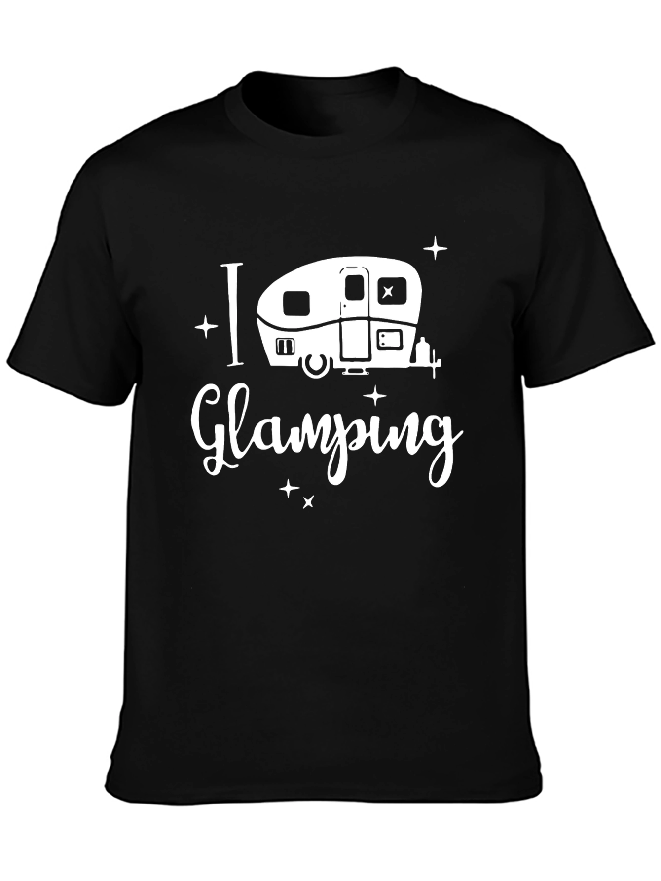 Camiseta Negra I Love Glamping