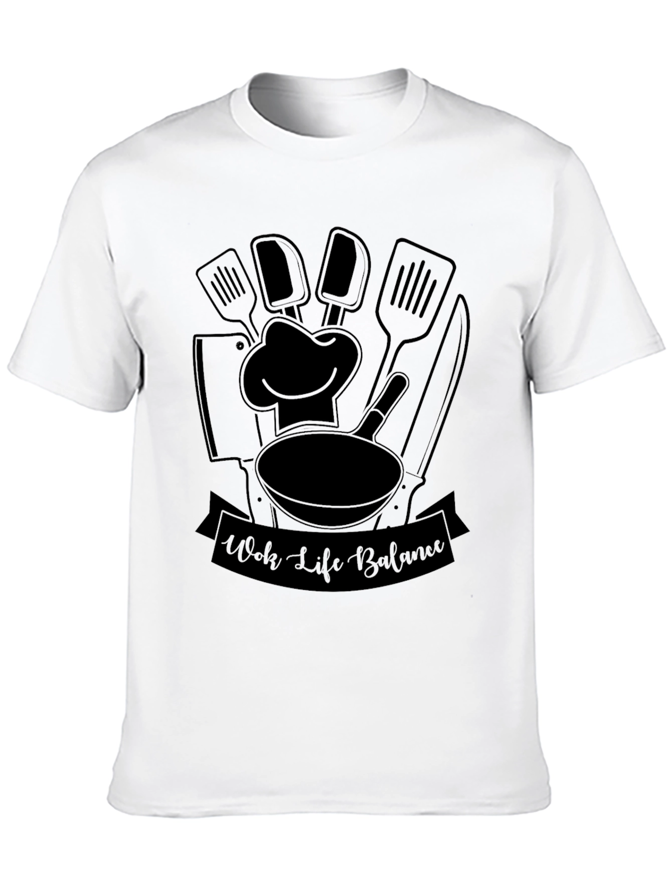 Camiseta Negra Wok Life Balance