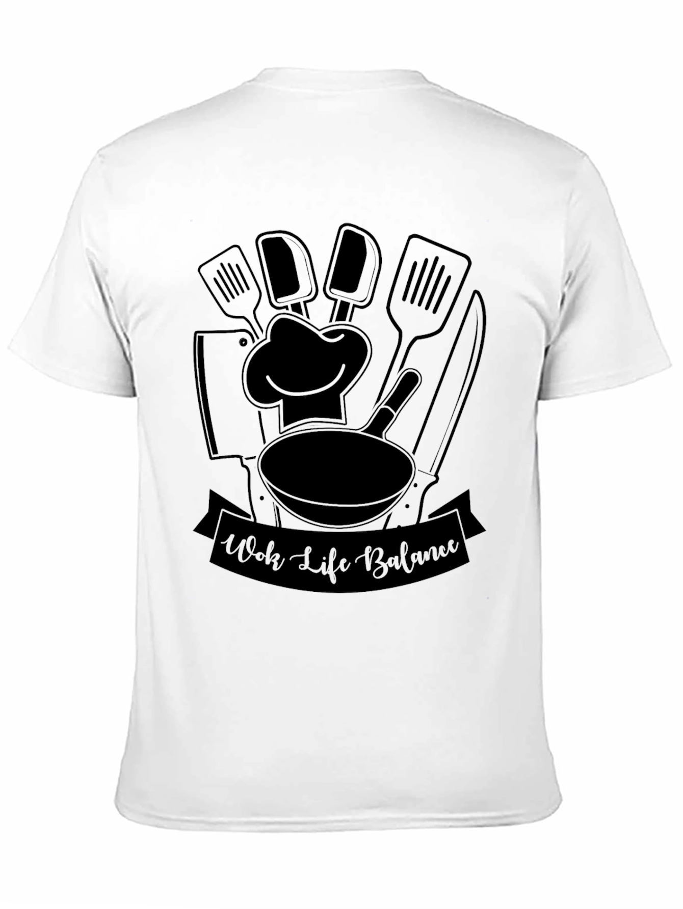 Camiseta Negra Wok Life Balance