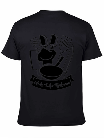 Camiseta Negra Wok Life Balance