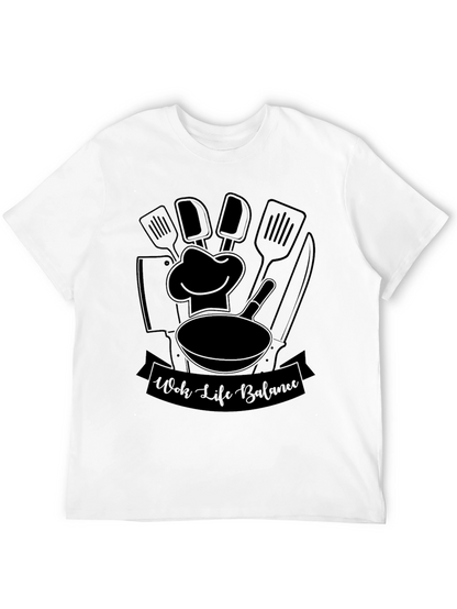Camiseta Negra Wok Life Balance
