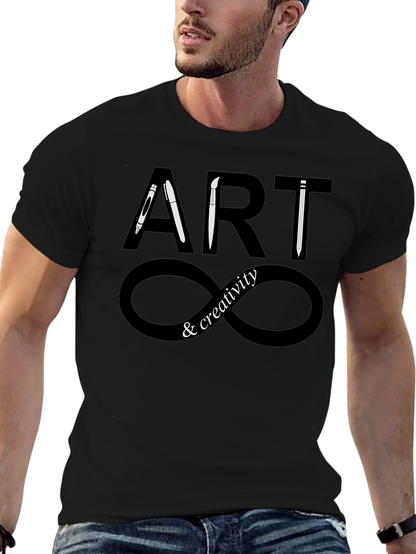 Camiseta Negra Arte y Creatividad