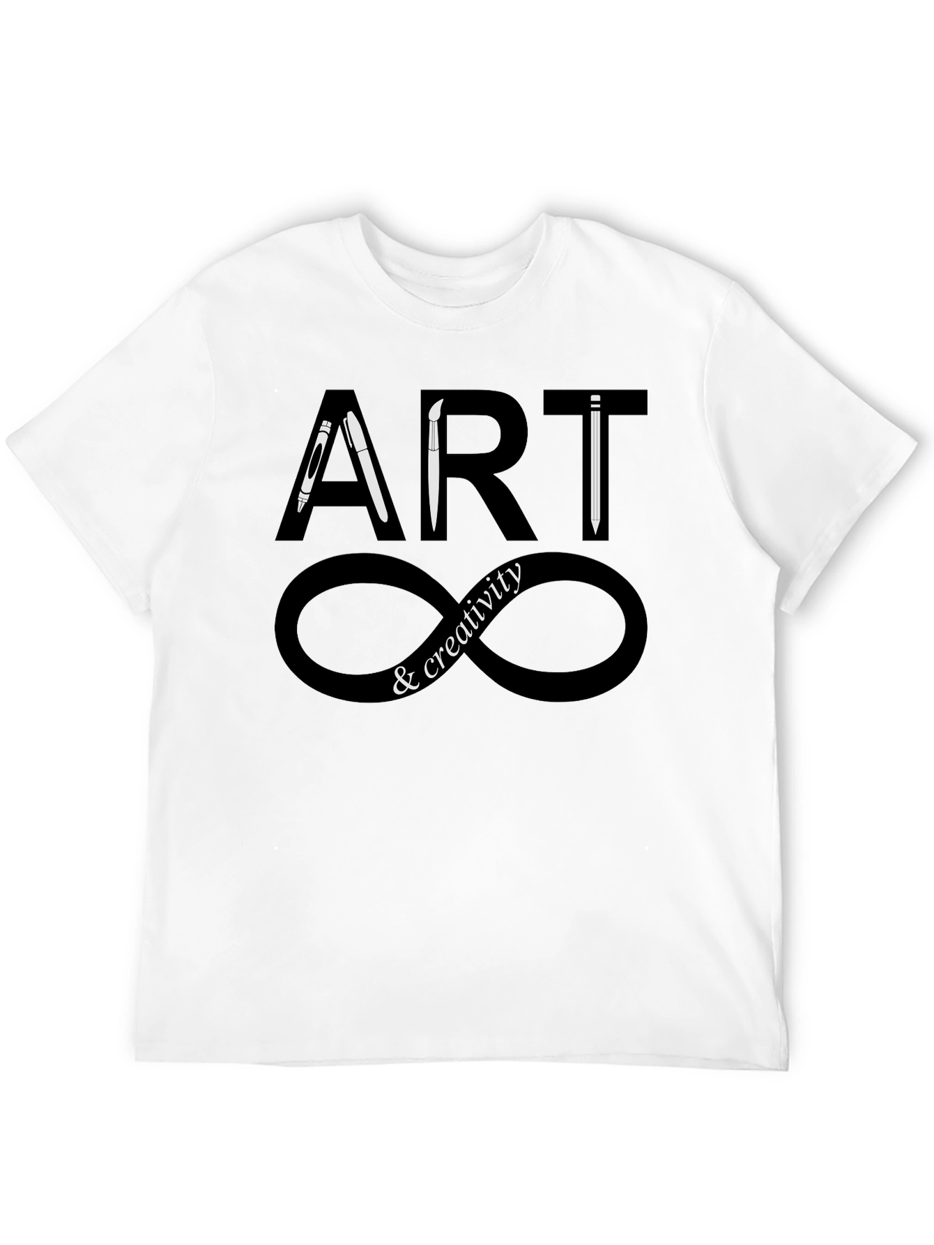 Camiseta Negra Arte y Creatividad