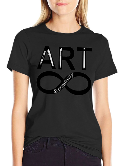 Camiseta Negra Arte y Creatividad
