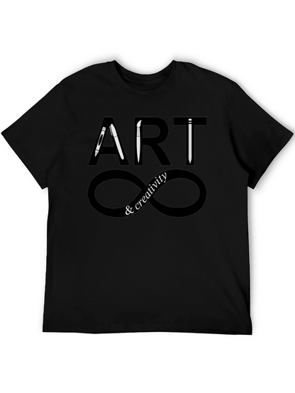 Camiseta Negra Arte y Creatividad