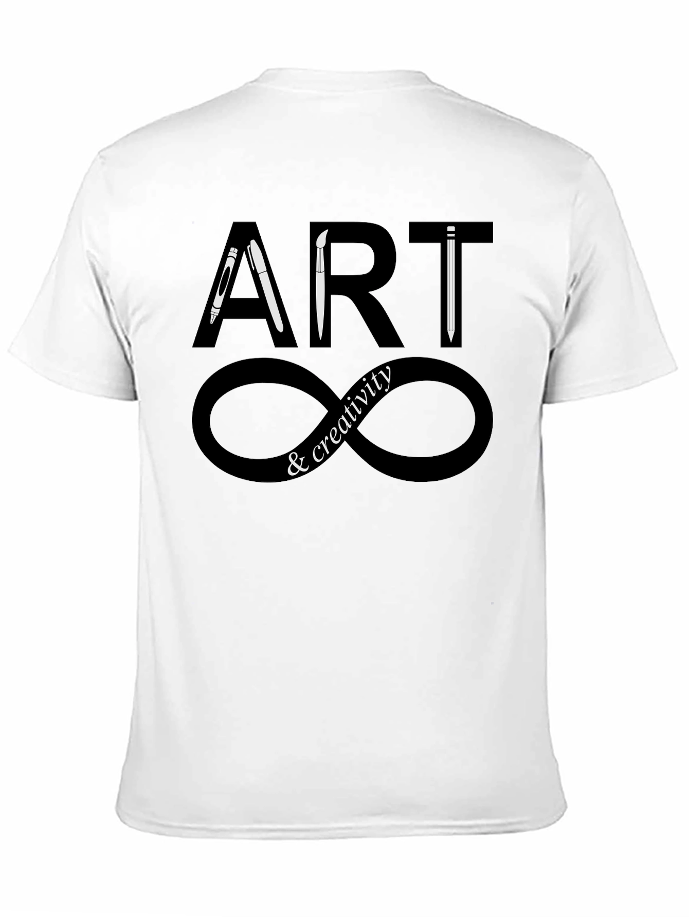 Camiseta Negra Arte y Creatividad