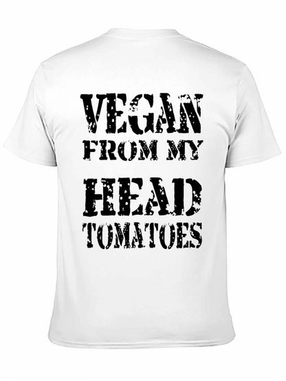 Camiseta Negra: Vegano desde la Cabeza