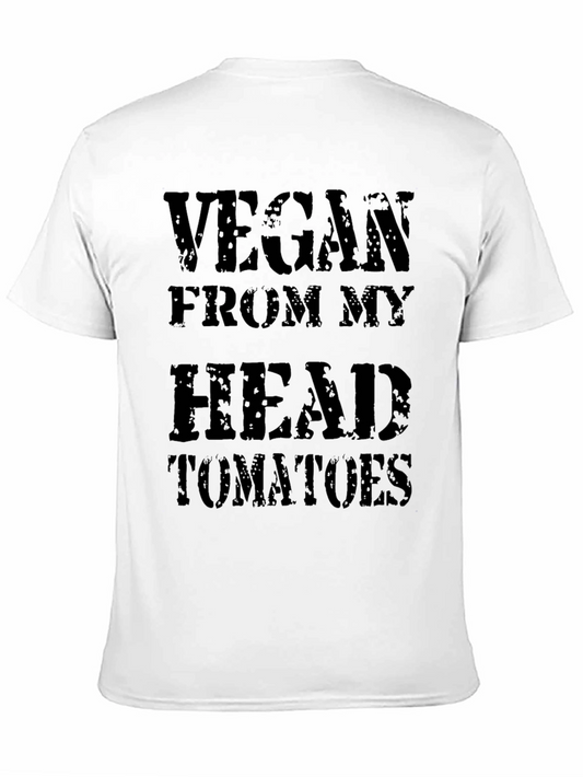 Camiseta Negra: Vegano desde la Cabeza