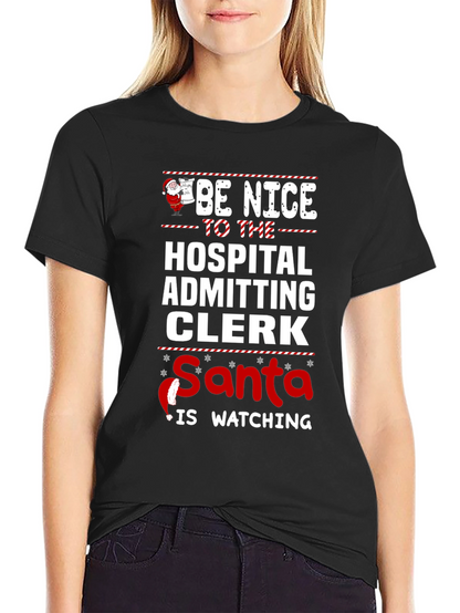 Camiseta: Sé amable con el empleado del hospital